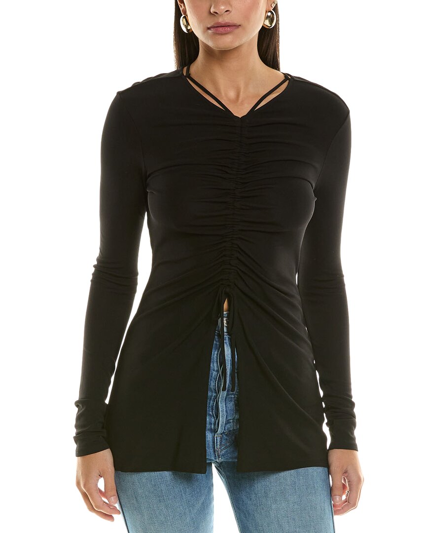 Proenza Schouler White Label Butterfly Top Black 0