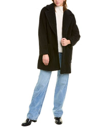 Cinzia Rocca Icons Wool-Blend Coat Brown Multi