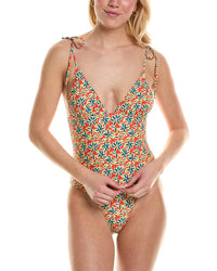 Solid & Striped The Olympia One-Piece Orange Regular 0 (XS)