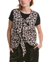 Lyra & Co Vest Brown Multi