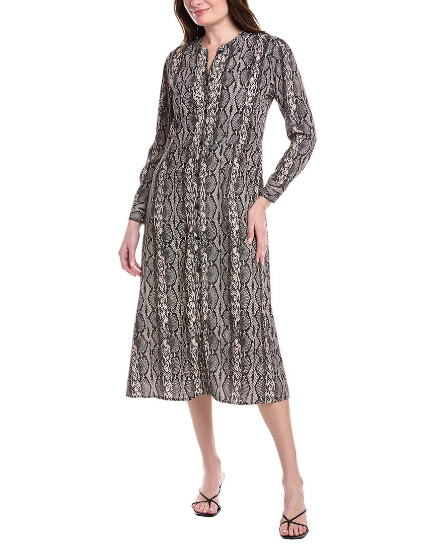 Yal New York Printed Midi Dress