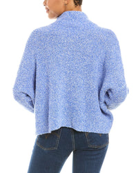 Autumn Cashmere Boucle Funnel Neck Wool & Cashmere-Blend Sweater