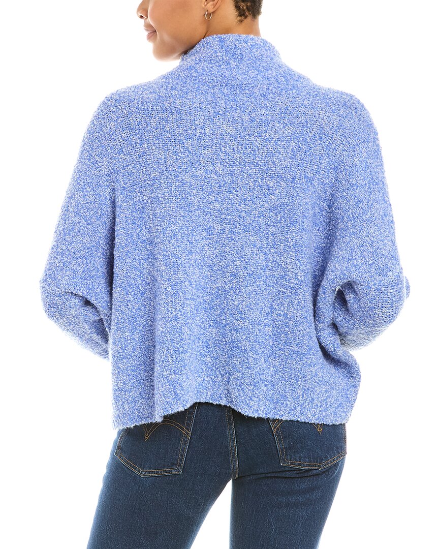 Autumn Cashmere Boucle Funnel Neck Wool & Cashmere-Blend Sweater
