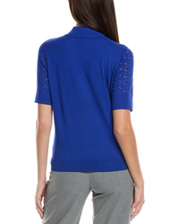 St. John St. John Float Knit Polo Shirt
