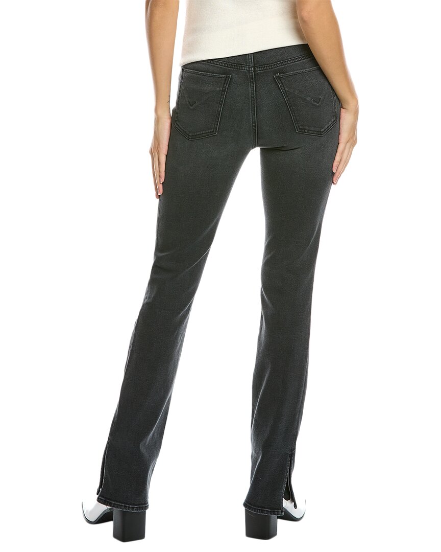 Hudson Jeans Black Sand High-Rise Baby Bootcut Jean