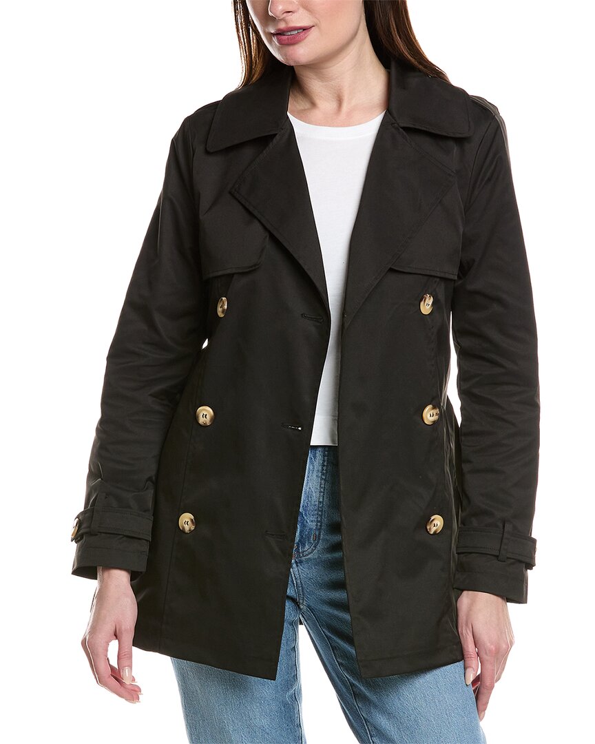 Noize Amira Trenchcoat Black