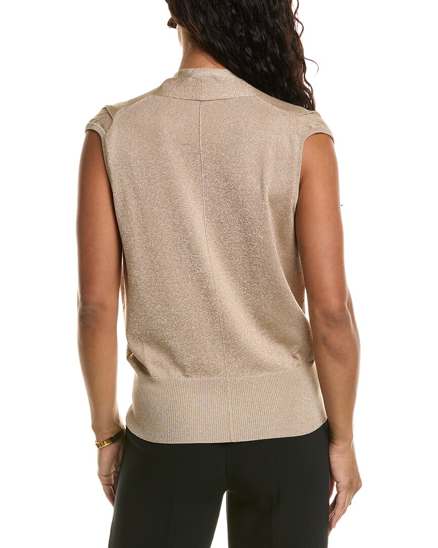 Elie Tahari Faux Wrap Sweater