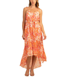 Trina Turk Honest Silk-Blend Midi Dress Pink