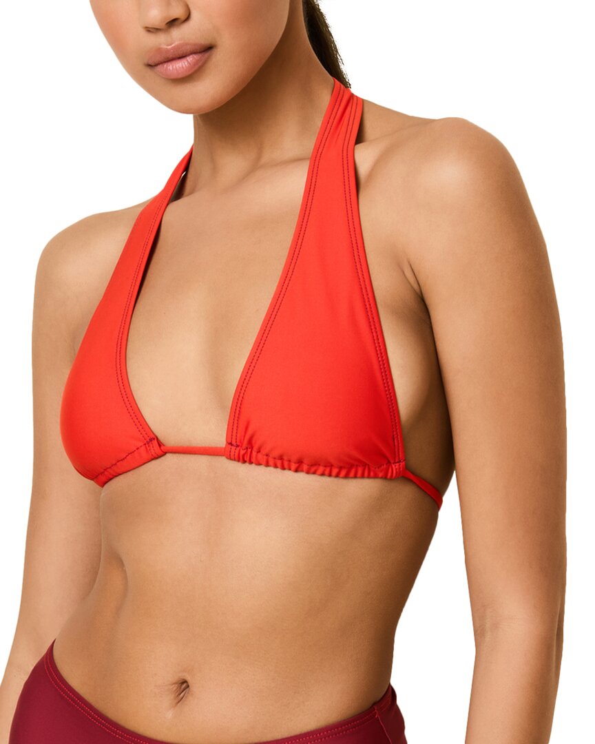 Solid & Striped The Yasmeen Bikini Top Red
