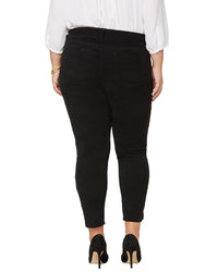 Nydj Plus Alina Ankle Black Legging Jean