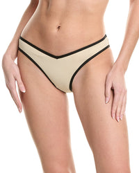 Weworewhat Delilah Bikini Bottom Beige Regular 12 (L)