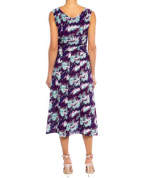 Santorelli Dori Silk-Blend A-Line Dress