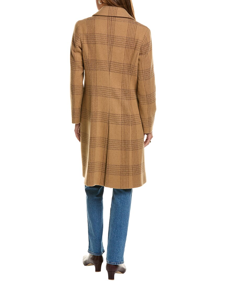 Cinzia Rocca Icons Long Wool-Blend Trench Coat