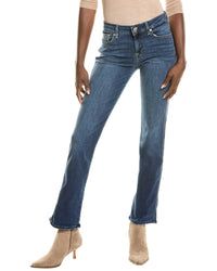 7 For All Mankind Kimmie Cambridge Straight Jean 23" Waist Blue