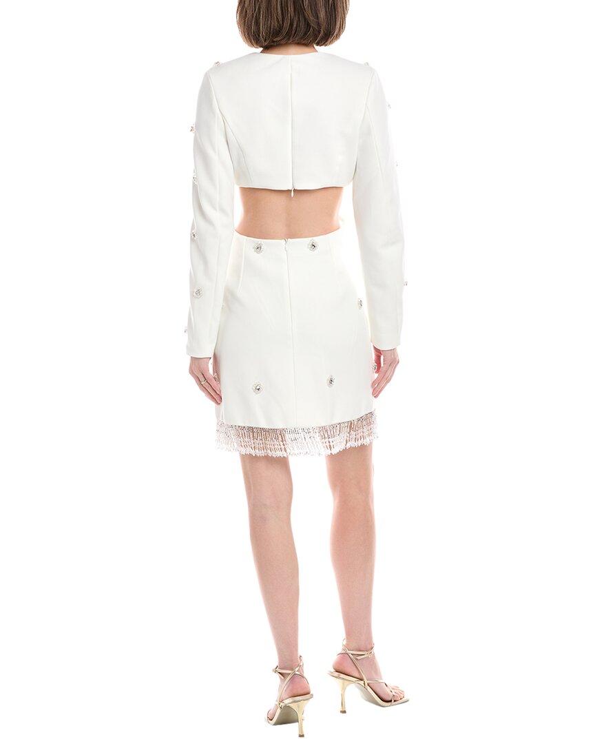 Patbo Hand-Beaded Cutout Mini Dress – Bluefly