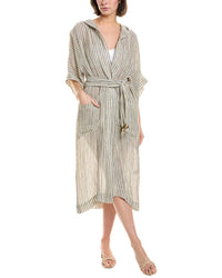 Lisa Marie Fernandez Linen Beach Poncho