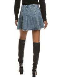 Avec Les Filles Denim Mini Skirt