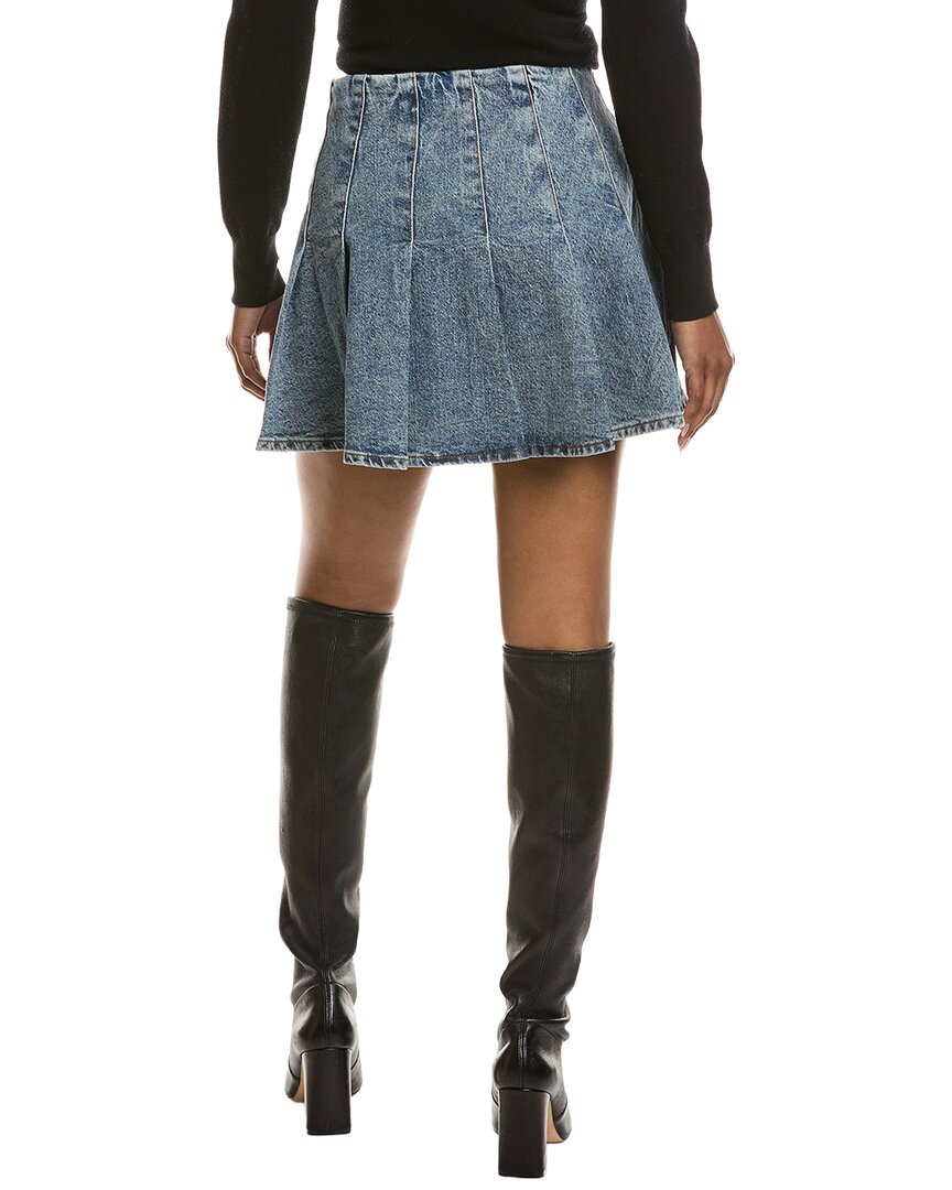 Avec Les Filles Denim Mini Skirt
