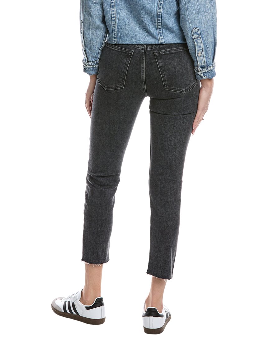 Re/Done 90S Noir High-Rise Ankle Crop Jean