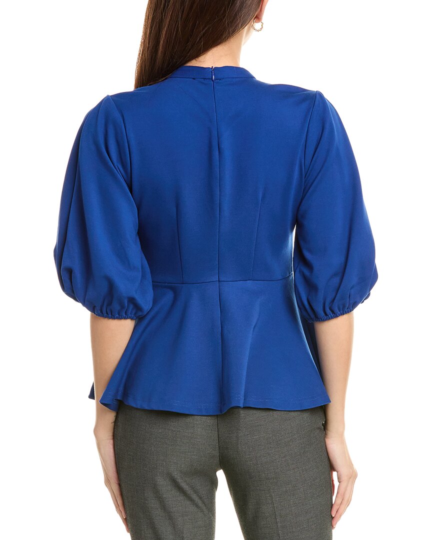 Gracia Puff Sleeve Peplum Top