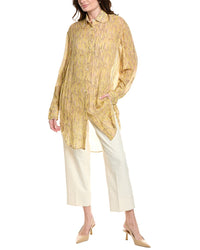Boss Hugo Boss Bareid Shirtdress Yellow