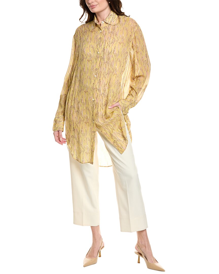 Boss Hugo Boss Bareid Shirtdress Yellow