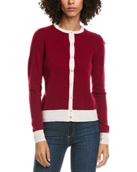 Incashmere Button Front Cashmere Cardigan