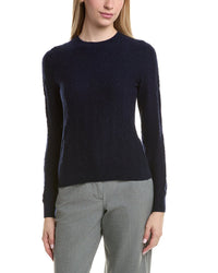 Bruno Magli Cable Crewneck Wool & Cashmere-Blend Sweater