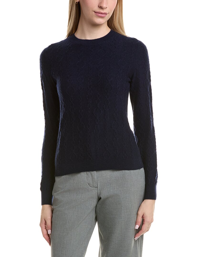Bruno Magli Cable Crewneck Wool & Cashmere-Blend Sweater
