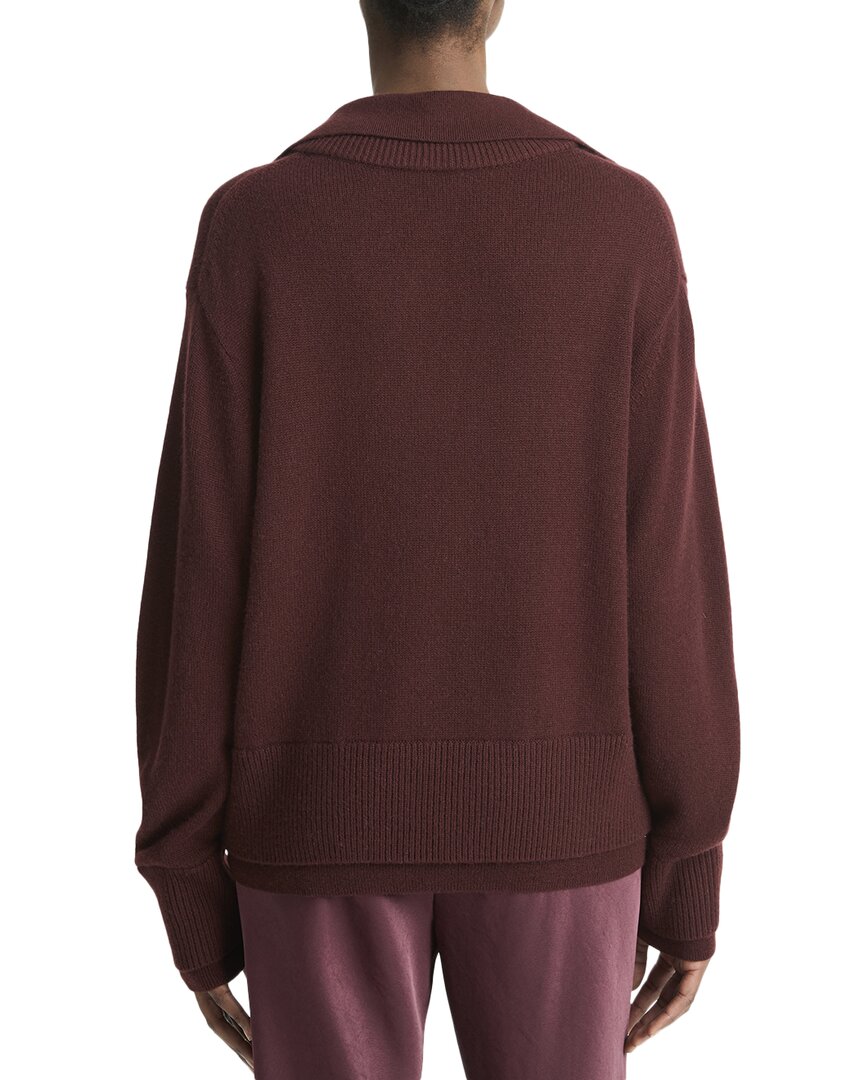 Cashmere Sweater Vince Double Layer Sweater Vince Collared Double