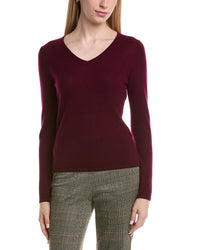 Bruno Magli Bruno Magli Classic V-Neck Wool & Cashmere-Blend Sweater
