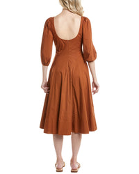 Staud Swells Midi Dress