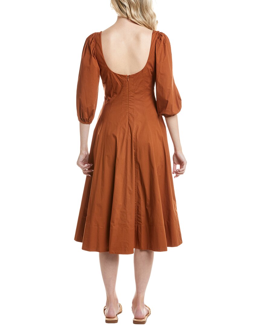Staud Swells Midi Dress