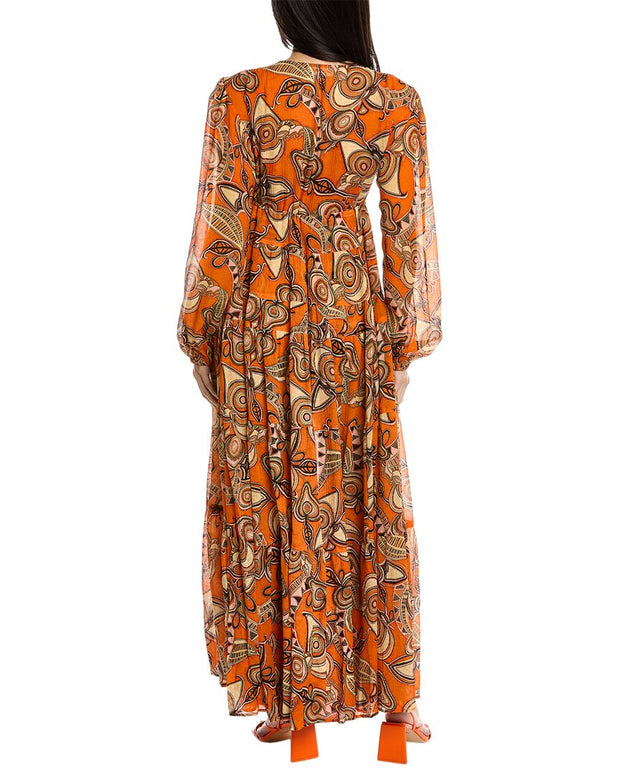 A.L.C. Mariana Silk & Linen-Blend Dress