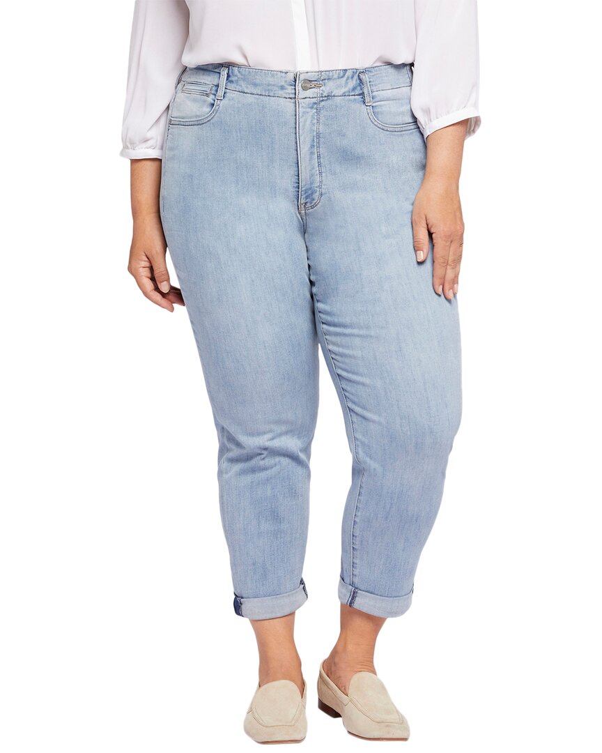 Nydj Plus Girlfriend High-Rise Skinny Jean Blue