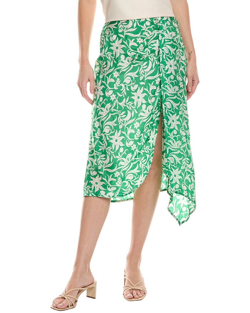 Maje Midi Skirt Green