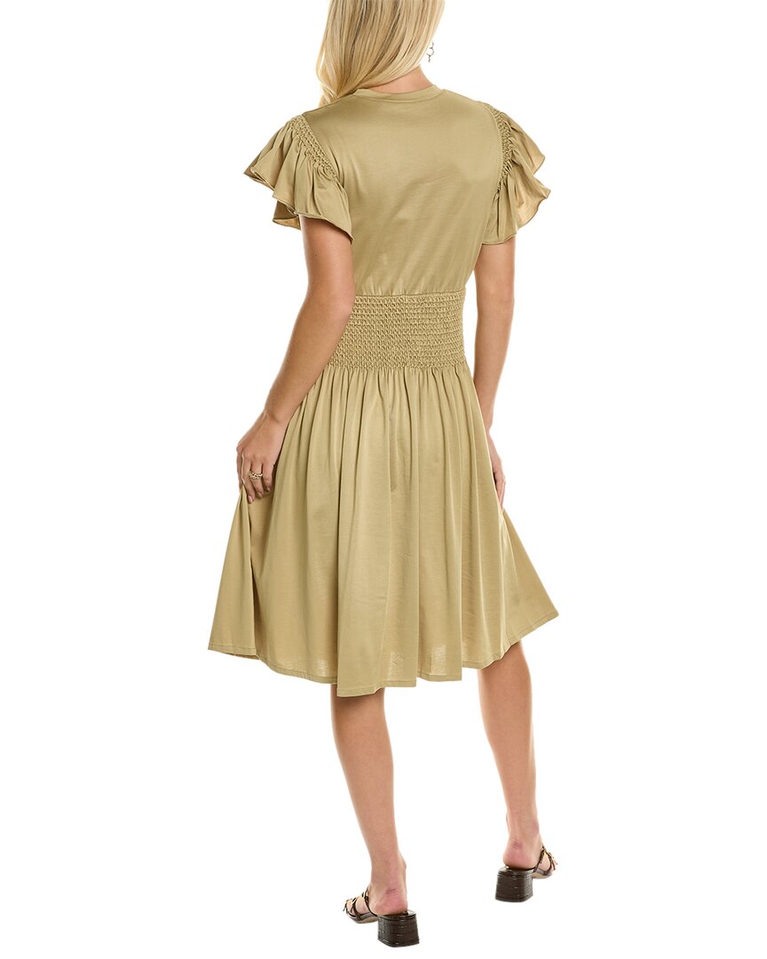 Rebecca Taylor Flutter Sleeve Dress