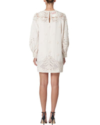 Carolina Herrera Puff Sleeve Mini Dress