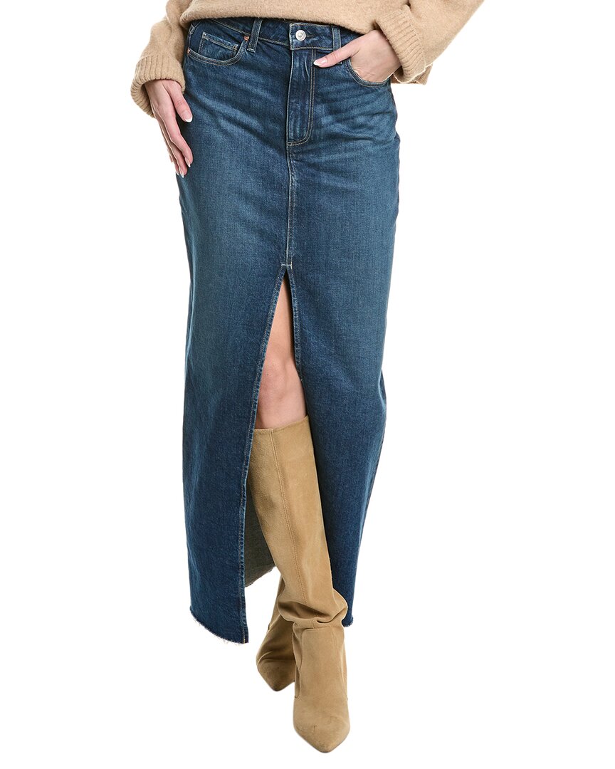 Paige Angela Maxi Skirt Blue Regular 00 (XXS)