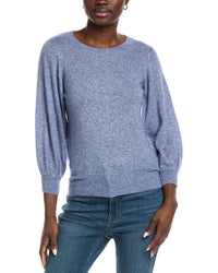 Autumn Cashmere Balloon Sleeve Cashmere & Silk-Blend Sweater