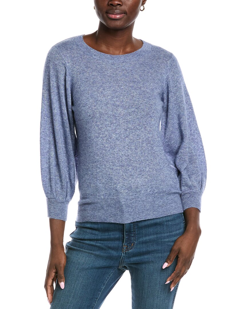 Autumn Cashmere Balloon Sleeve Cashmere & Silk-Blend Sweater