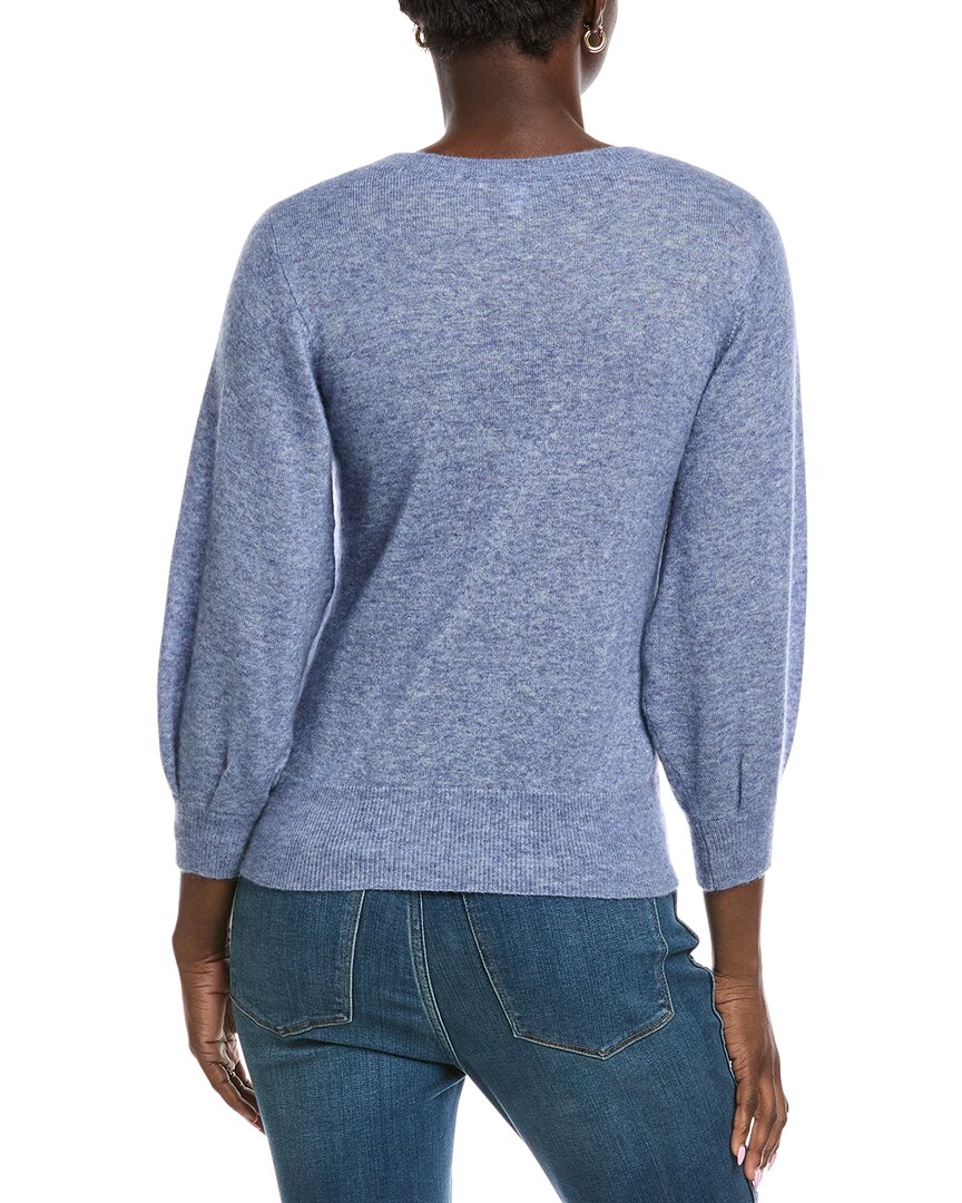 Autumn Cashmere Balloon Sleeve Cashmere & Silk-Blend Sweater