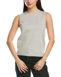 Theory Relaxed Cashmere-Blend Shell Grey Multi