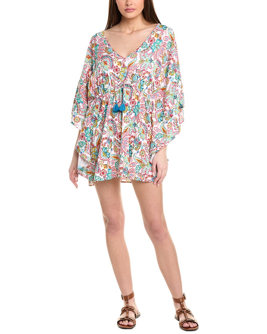 La Blanca Womens Caftan, M, White