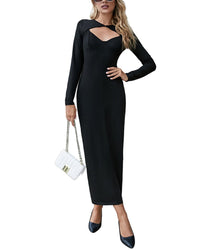 Luna Tuccini Midi Dress Black 2