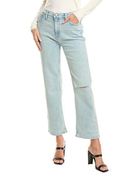 Hudson Jeans Remi High-Rise Straight Ankle Pant Multi