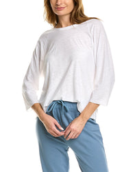 James Perse Womens Raglan Top, 1, White