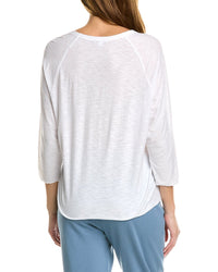 James Perse Womens Raglan Top, 1, White
