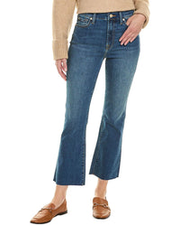 7 For All Mankind High-Waist Autumn Slim Kick Jean Blue