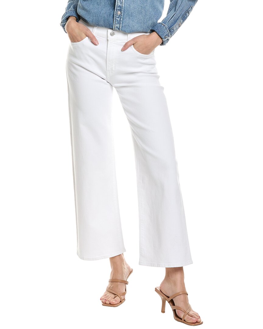 Hudson Jeans Noa White High-Rise Straight Ankle Jean White